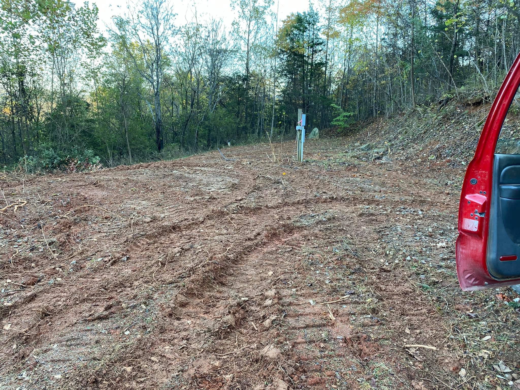Land clearing in progress